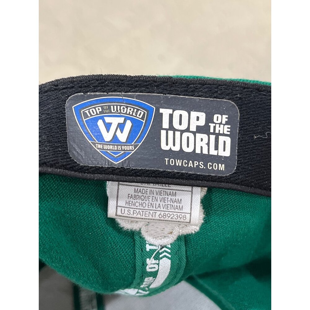 Notre Dame Fighting Irish Green One-Fit Hat By Top Of The World - Picture 7 of 12